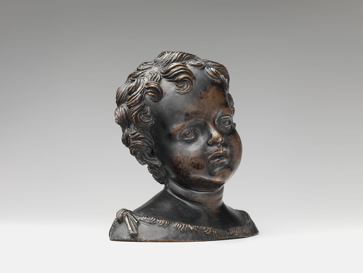Young St. John the Baptist, Circle of Antonio Lombardo (Italian, Venice ca. 1458–1516 Venice), Bronze, Italian, Venice