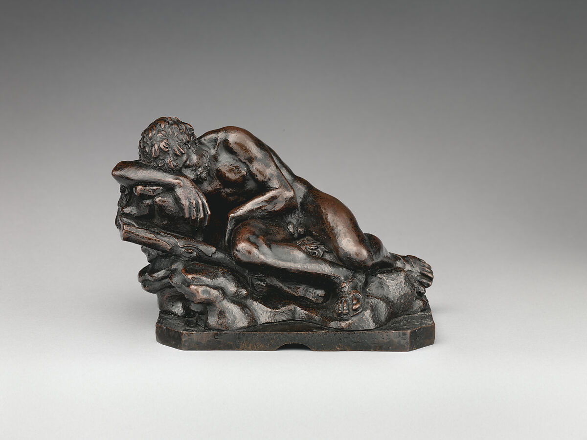 Sleeping Hercules, Bronze, Italian, possibly Bologna 