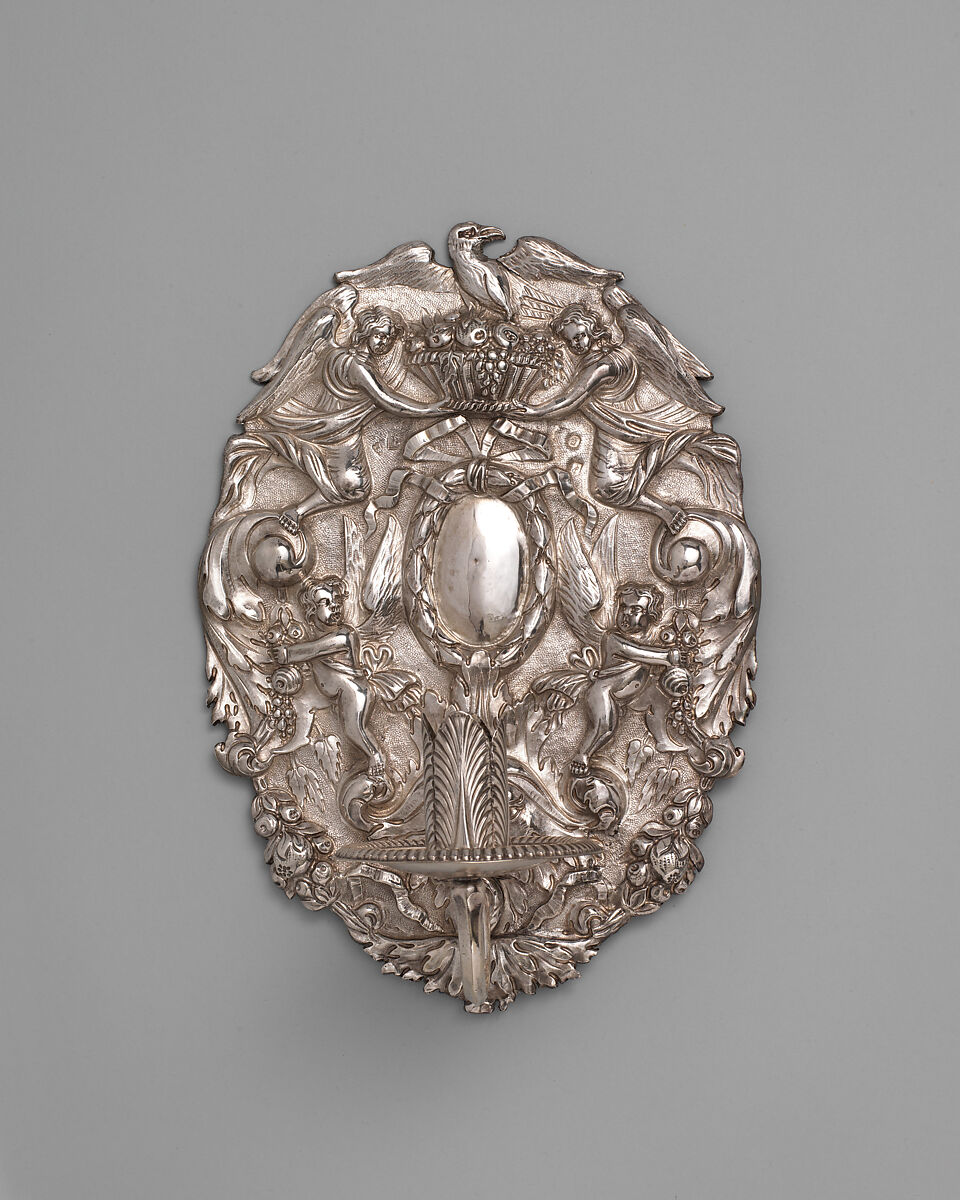 Sconce (one of a pair), Joseph Ward (active 1689–1734), Silver, British, London 