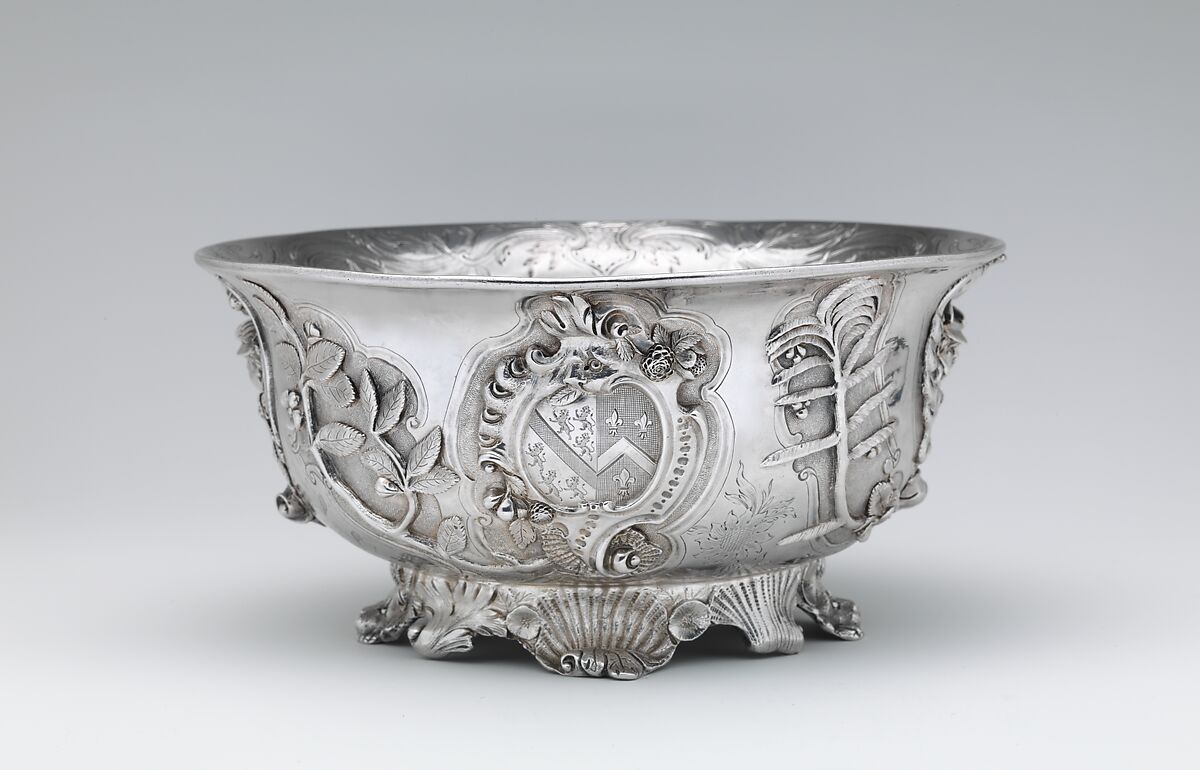 Bowl, Paul de Lamerie (British, 1688–1751, active 1712–51), Silver, British, London 