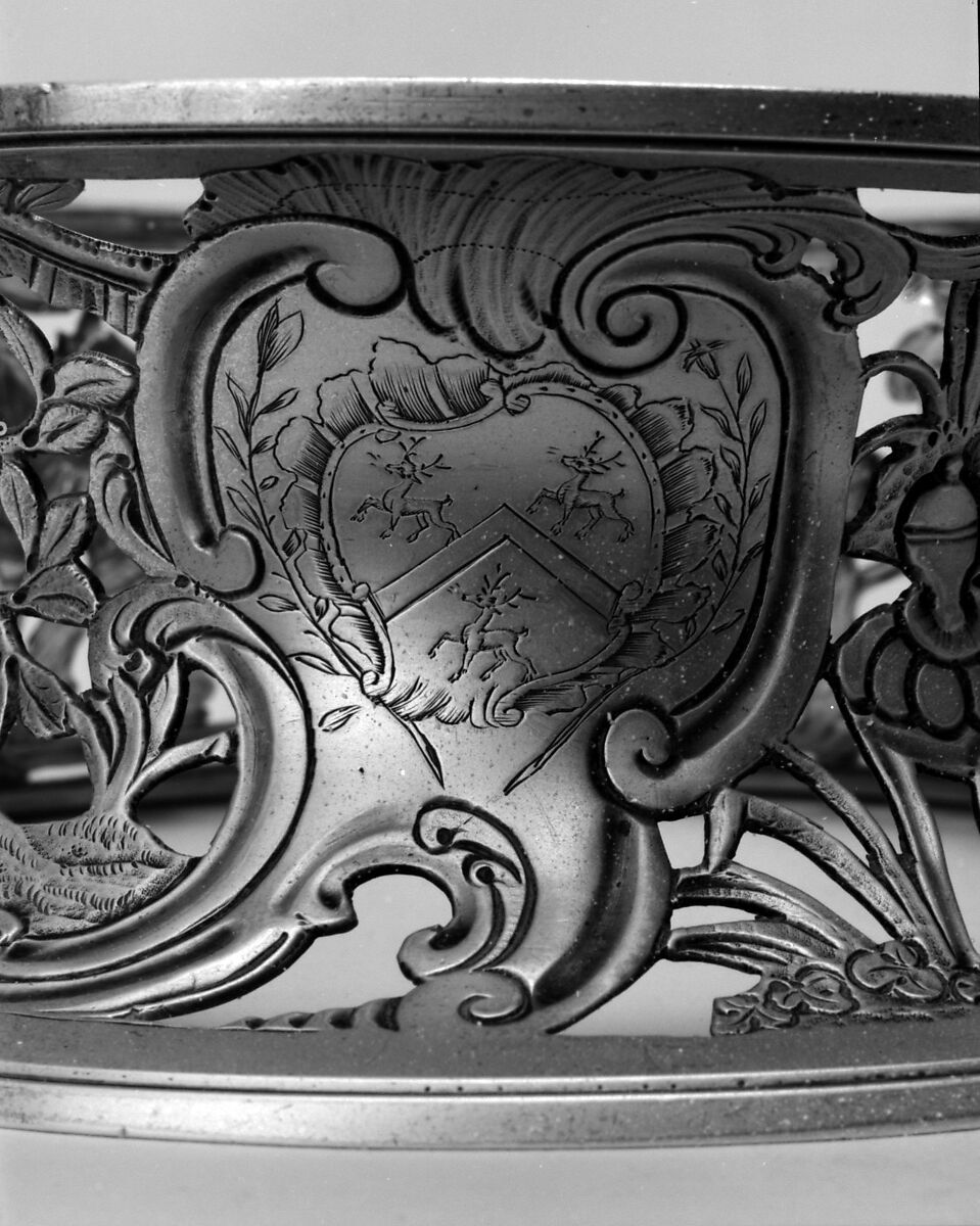 Dish ring, Christopher Haines, Silver, Irish, Dublin