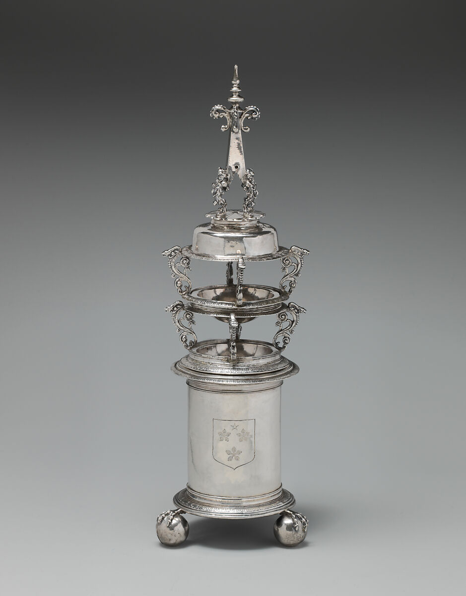 Double salt, R. P., London (active ca. 1620&#39;s), Silver, British, London 