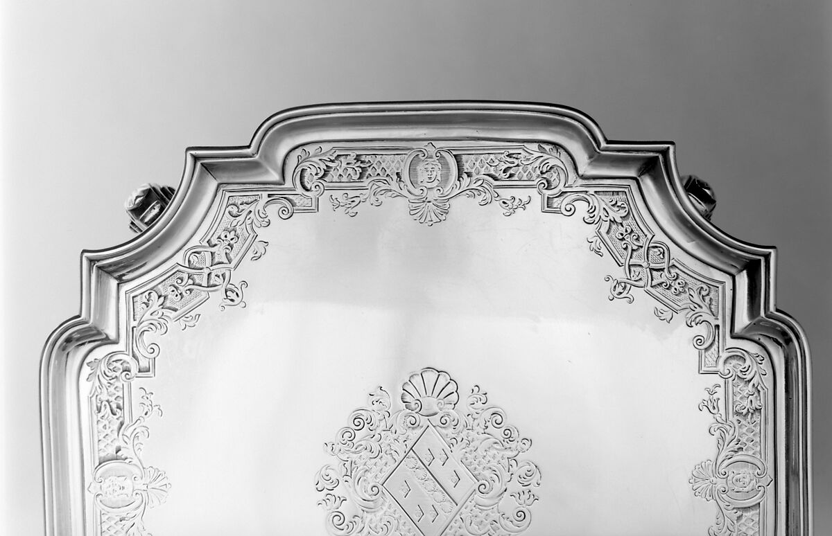 Salver, George Hindmarsh (entered 1731), Silver, British, London