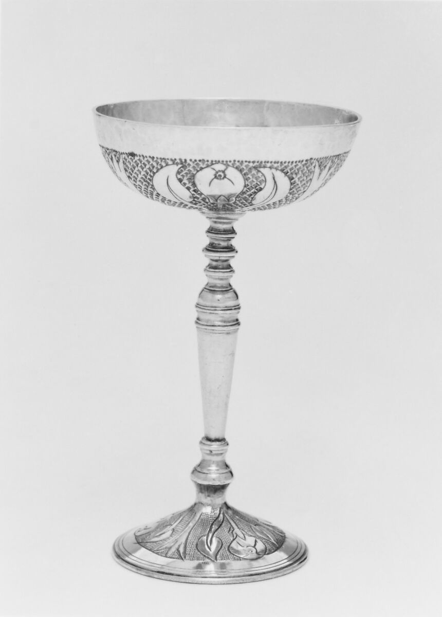 Wine cup, F. M., London, Silver gilt, British, London 