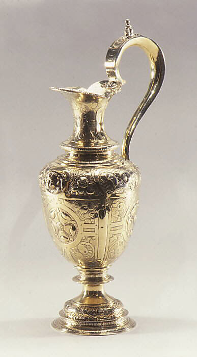 Ewer, Symon Owen, Gilt silver, British, London