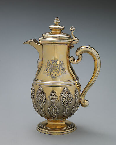 Jug with cover (one of a pair)