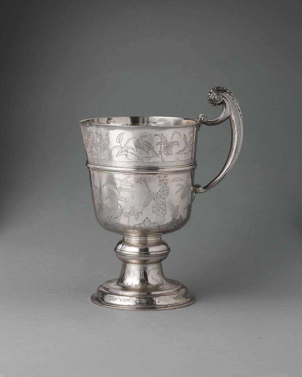 Ewer, P. K., London (ca. 1683–1686), Silver, British, London 