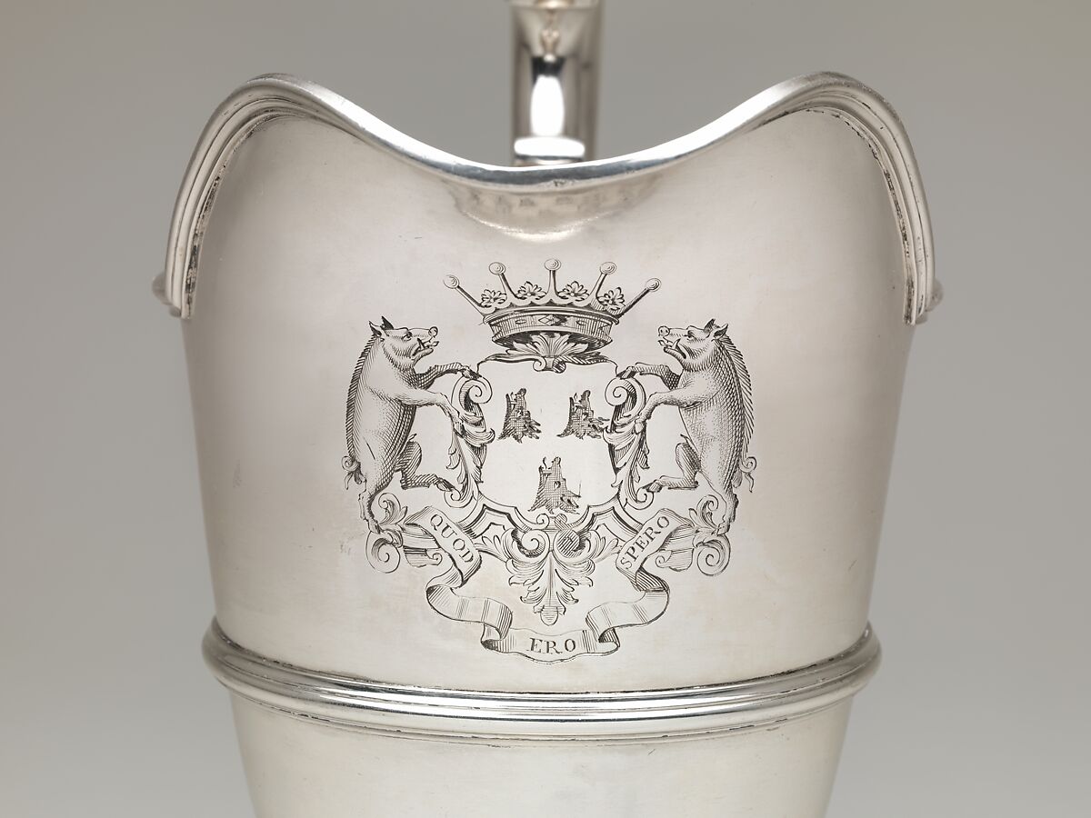 Ewer (one of a pair), Peter Archambo I (British, active 1720, died 1759), Silver, British, London