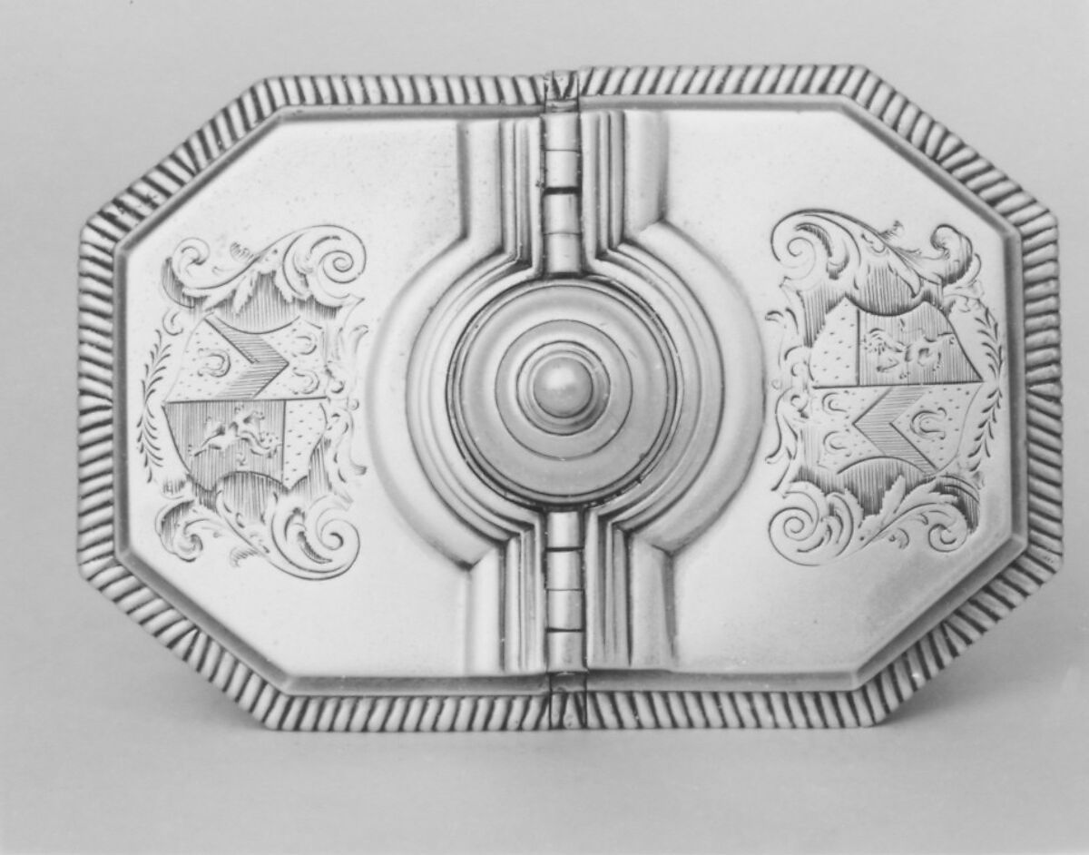 Pair of spice boxes, David Willaume I (British, 1658–1741), Silver, parcel gilt, British, London