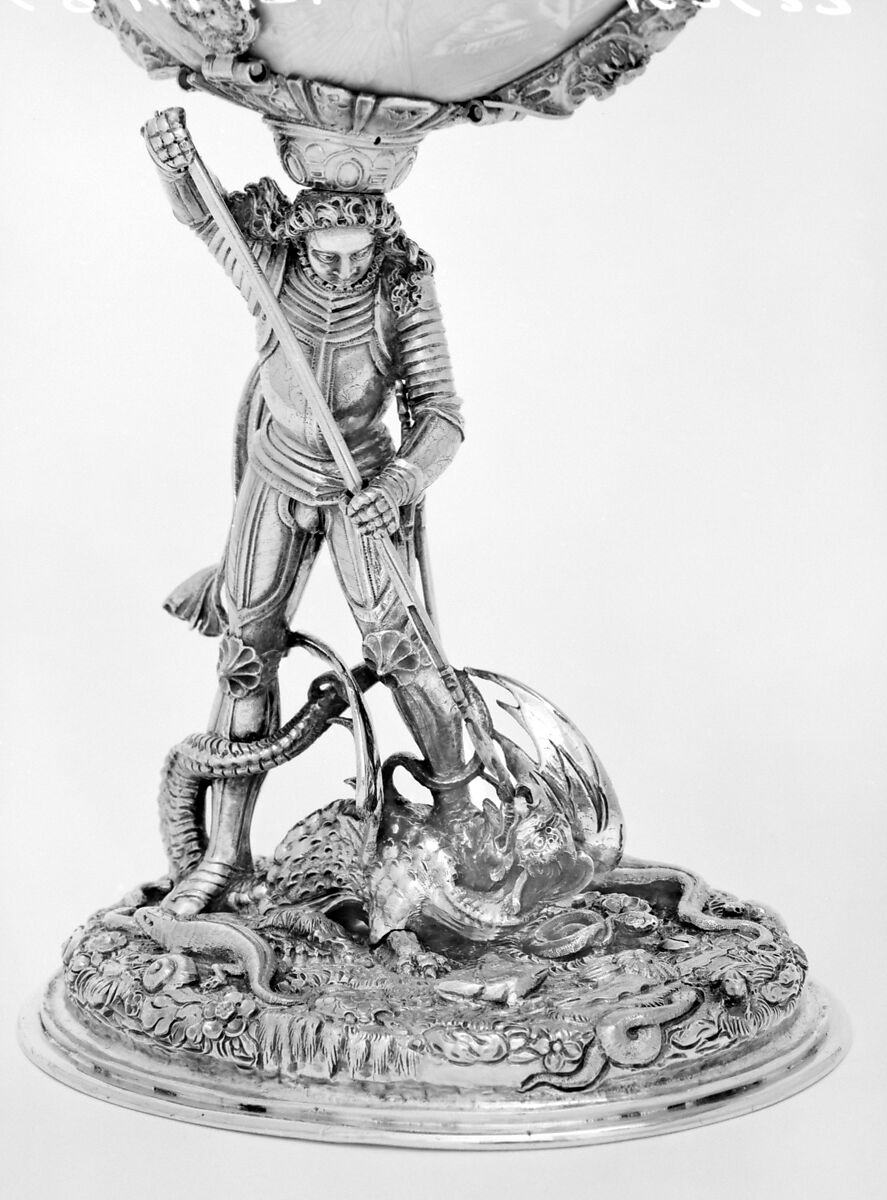 Nautilus cup, Silver gilt, shell, German, Nuremberg