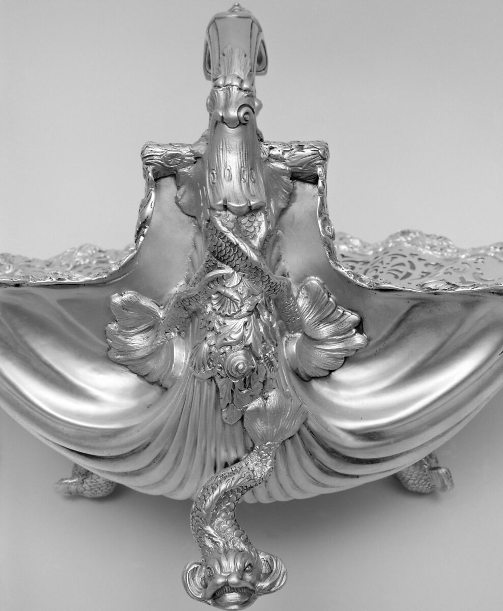 Basket, Paul de Lamerie (British, 1688–1751, active 1712–51), Silver, British, London