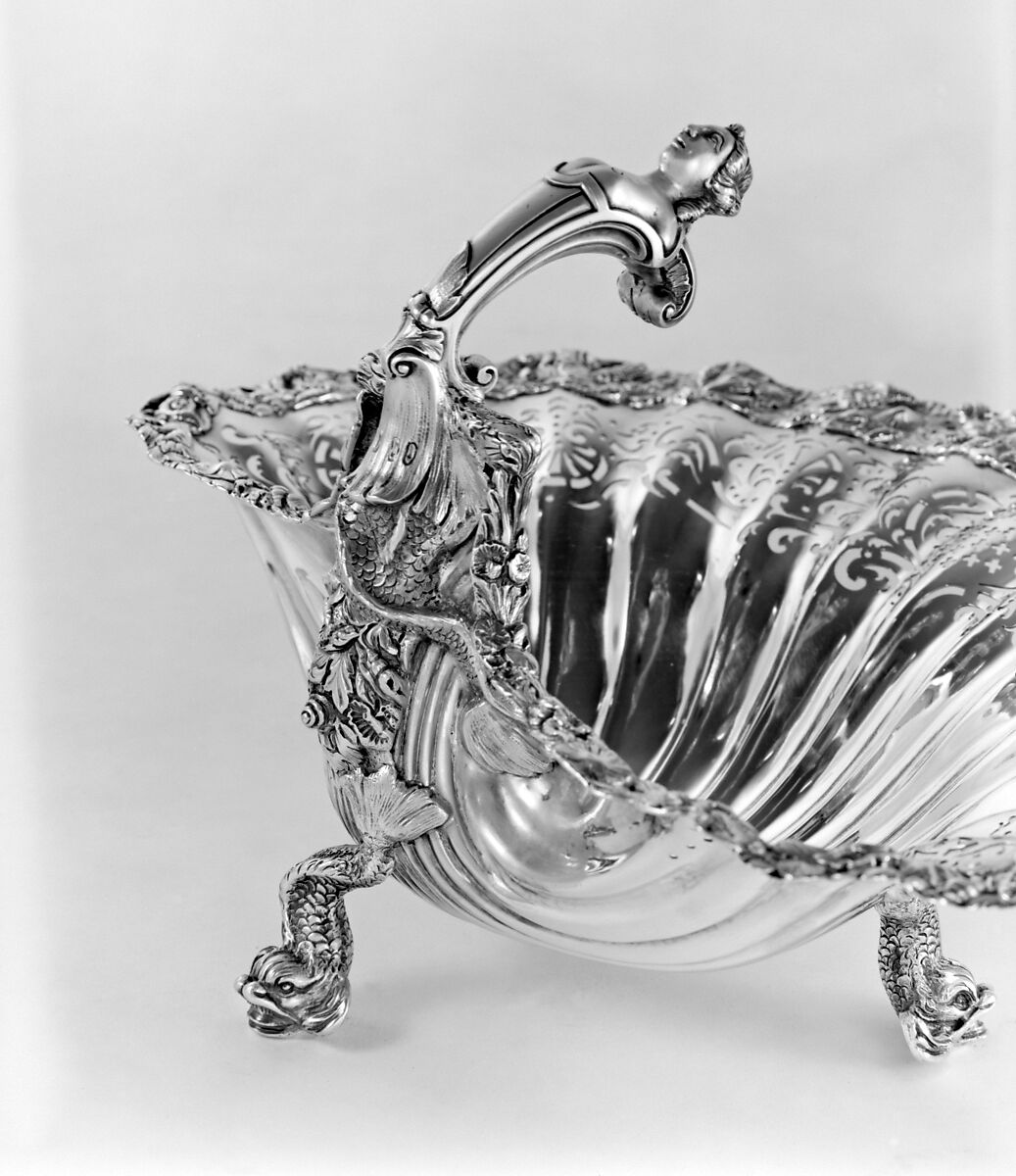 Basket, Paul de Lamerie (British, 1688–1751, active 1712–51), Silver, British, London