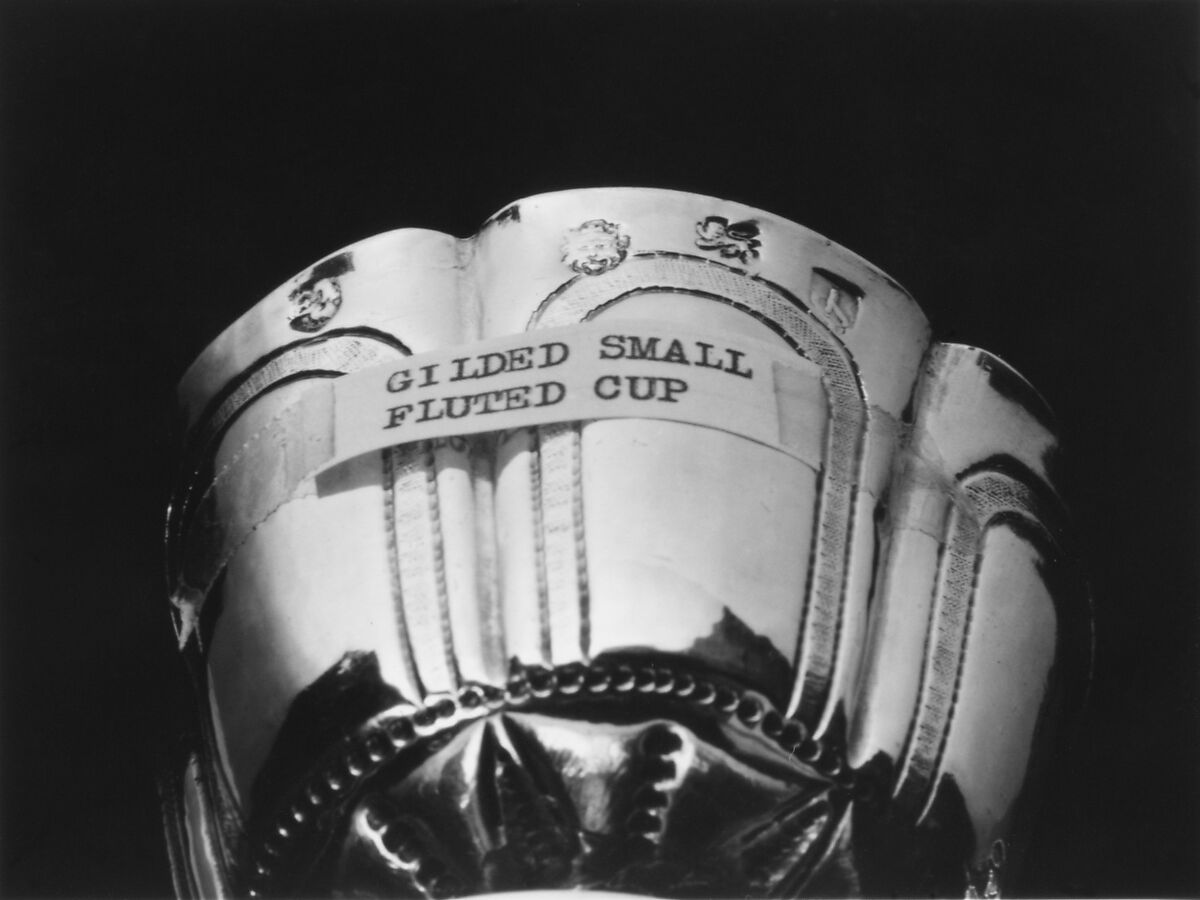 Wine cup, E. T., London (ca. 1653–1663), Silver gilt, British, London
