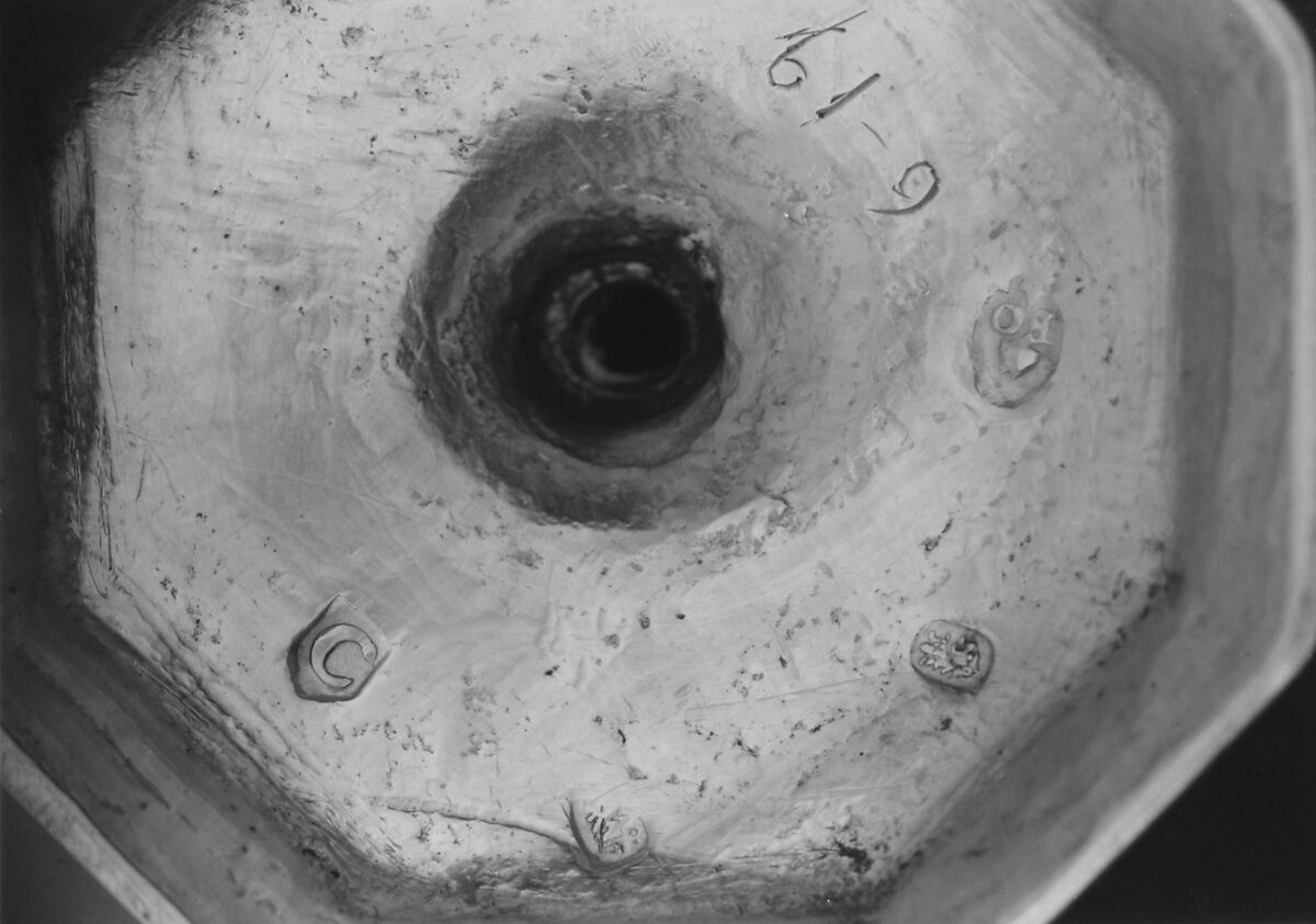 Pair of tapersticks, Thomas Folkingham (active 1703–29), Silver, British, London