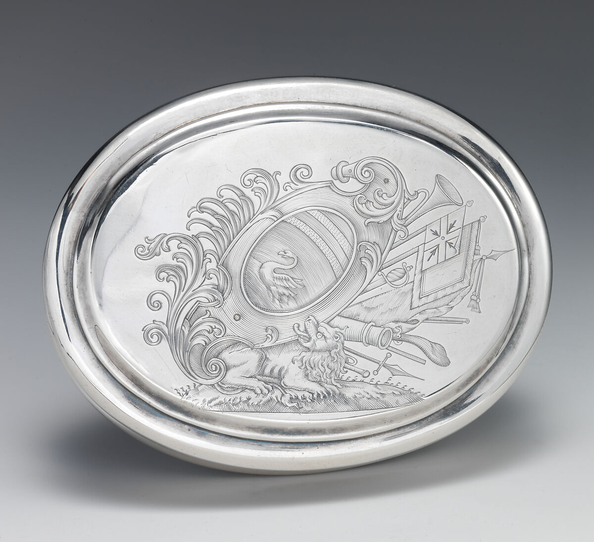 Tobacco box, Edward Cornock (active 1701–31), Silver, British, London