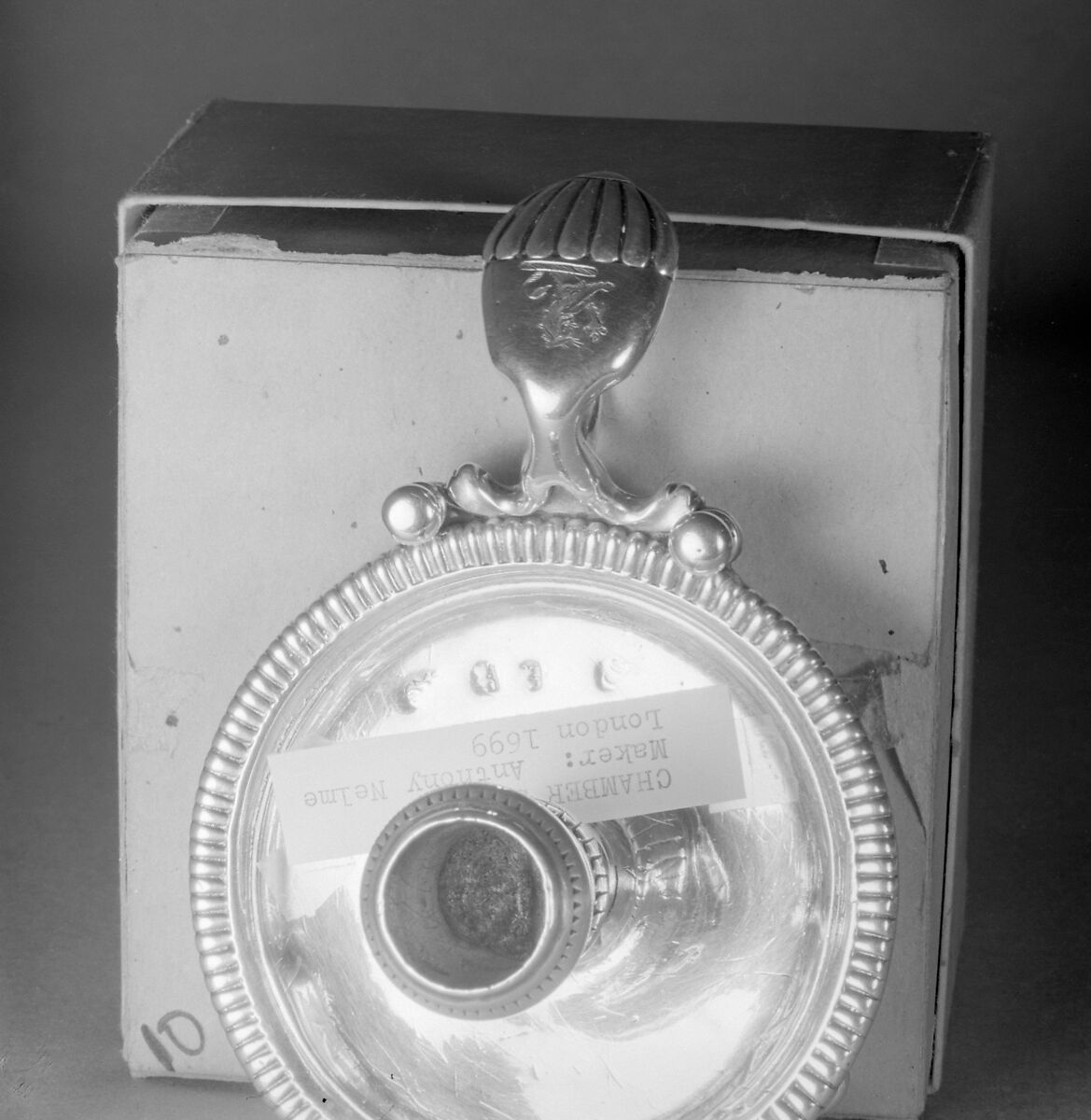Chamberstick, Anthony Nelme (active 1685, died 1722), Silver, British, London