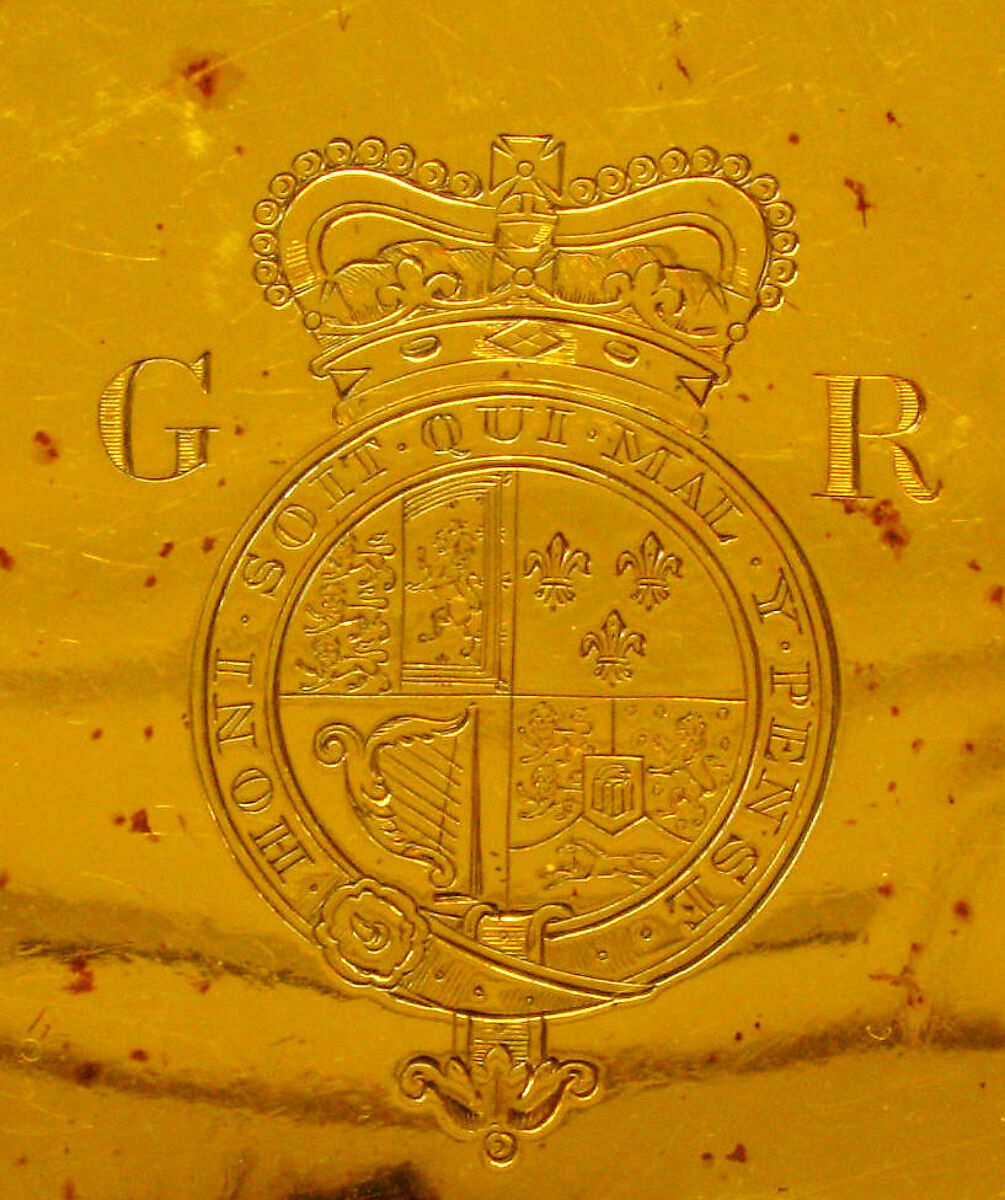 Salver (part of a coffee service), Edward Pearce (ca. 1630–1695), Silver gilt, British, London