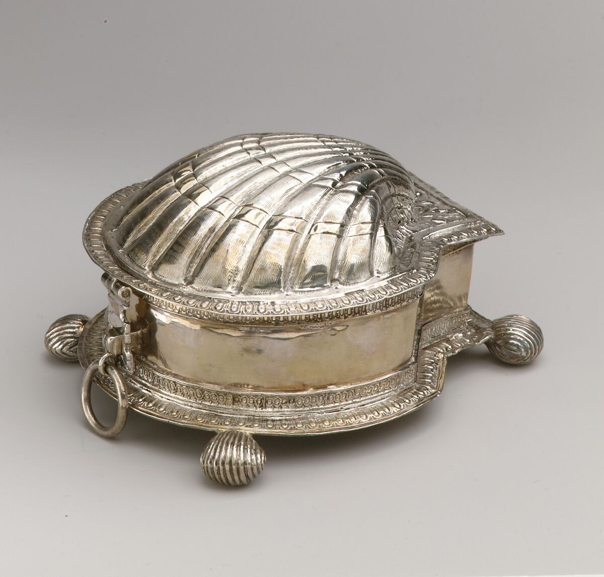Spice box, W. R., London (ca. 1602), Silver, British, London 