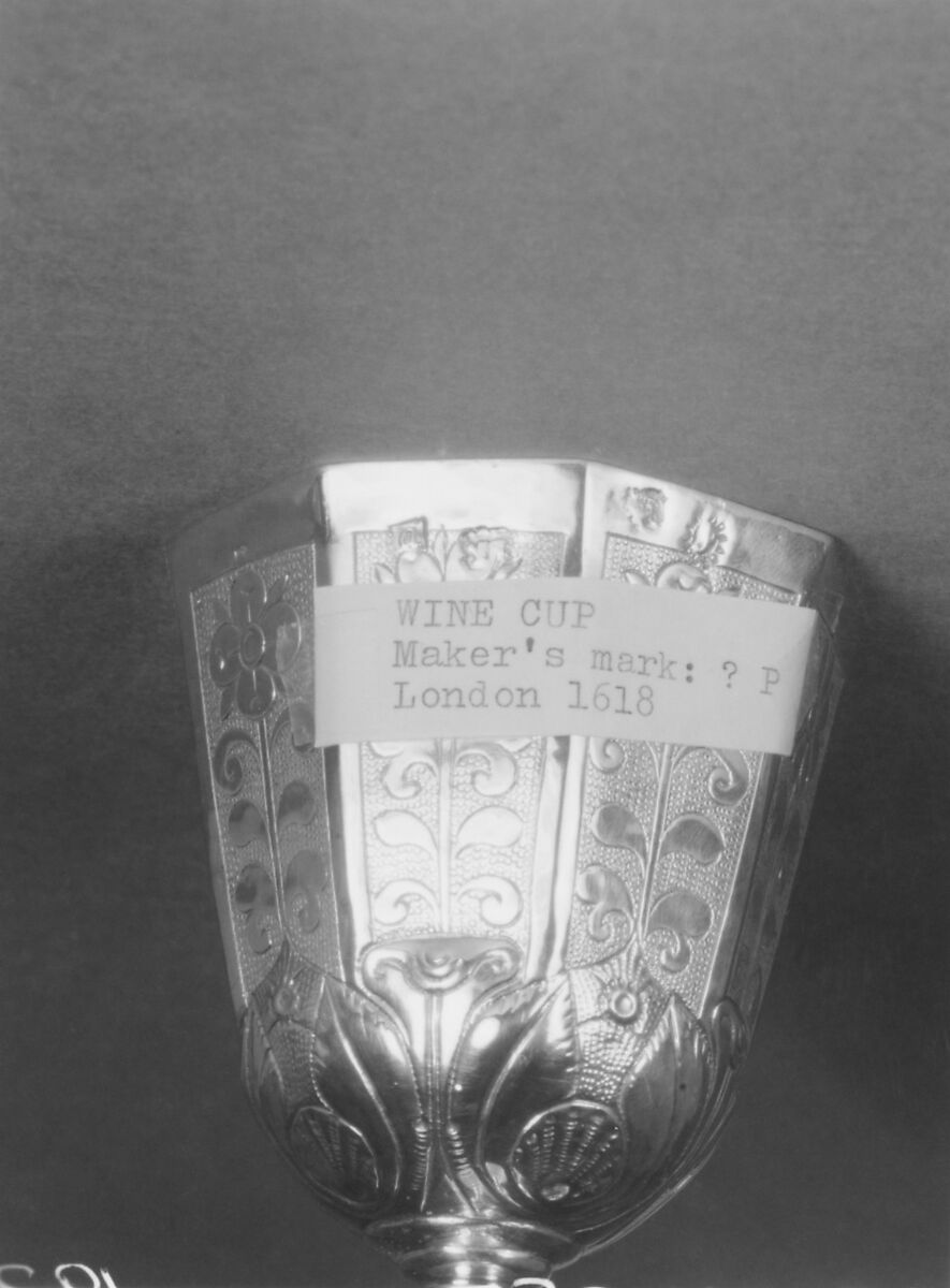 Wine cup, Jeffery Prescott, Silver gilt, British, London