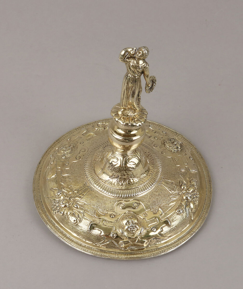Cup with cover, Gilt silver, British, London