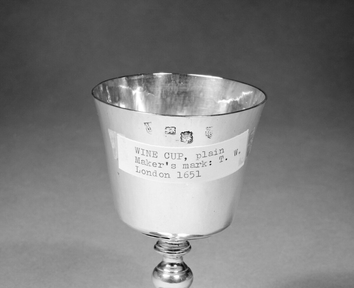 Wine cup, Silver, British, London