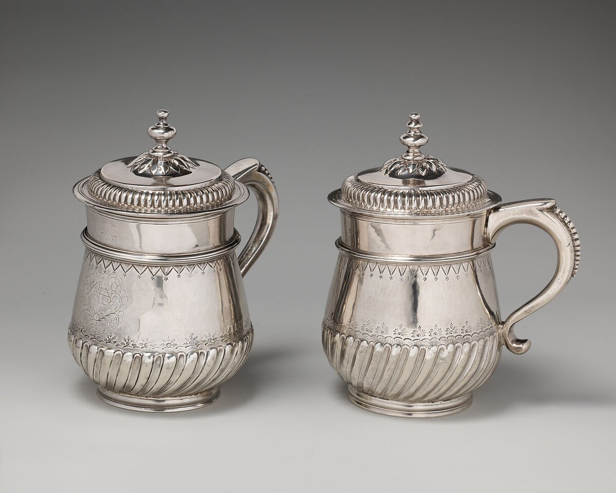 Mug with cover, D., London, Silver, British, London