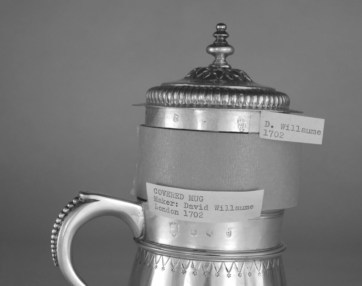 Mug with cover, D., London, Silver, British, London