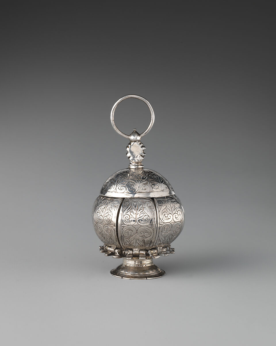 Pomander, S. B., Silver, British, London 