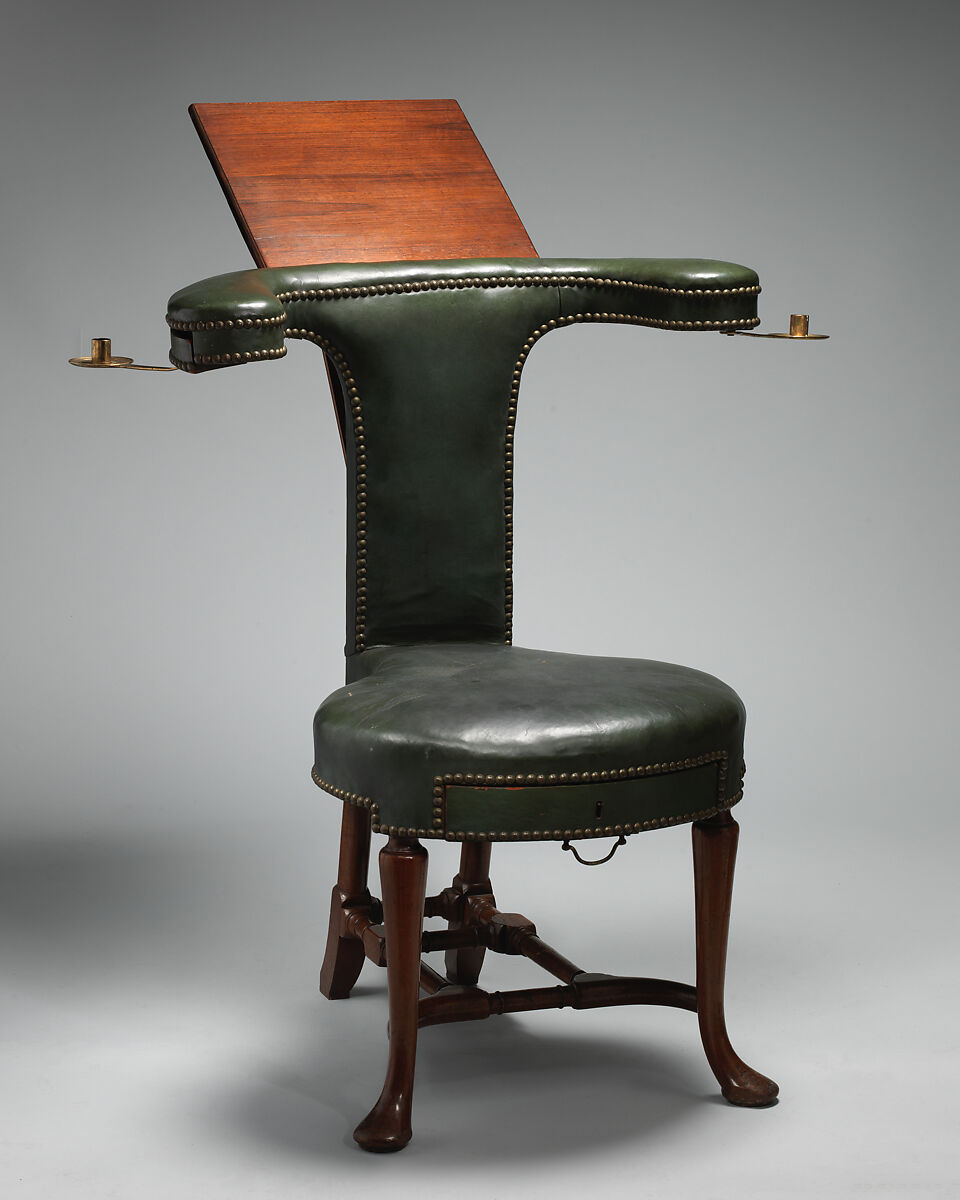 Reading chair, Walnut, oak, beechwood, British