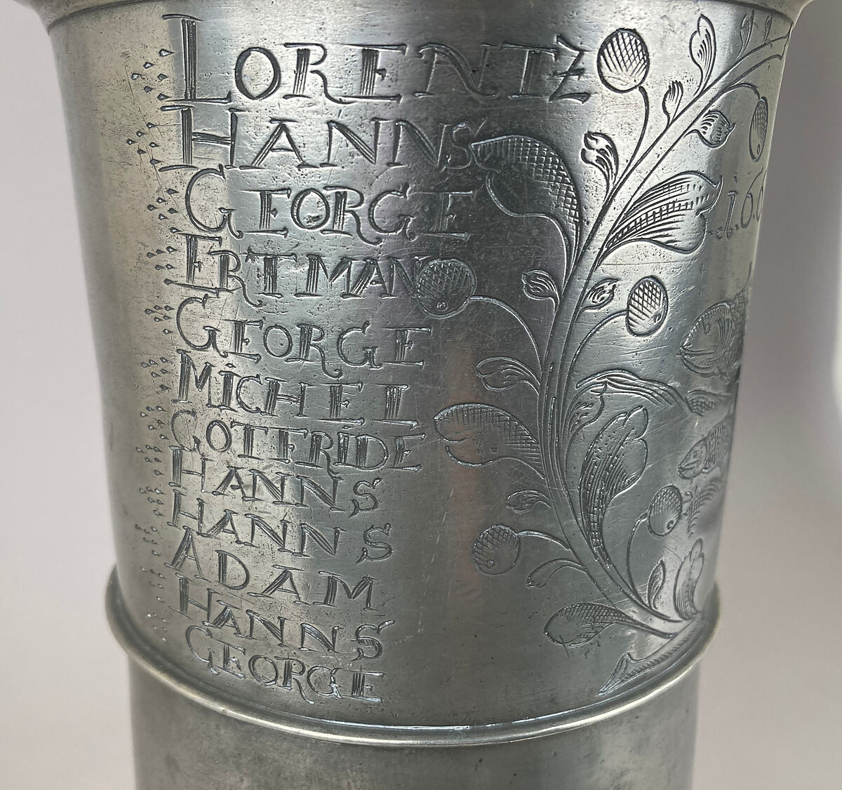 Guild cup, Pewter, bronze, German