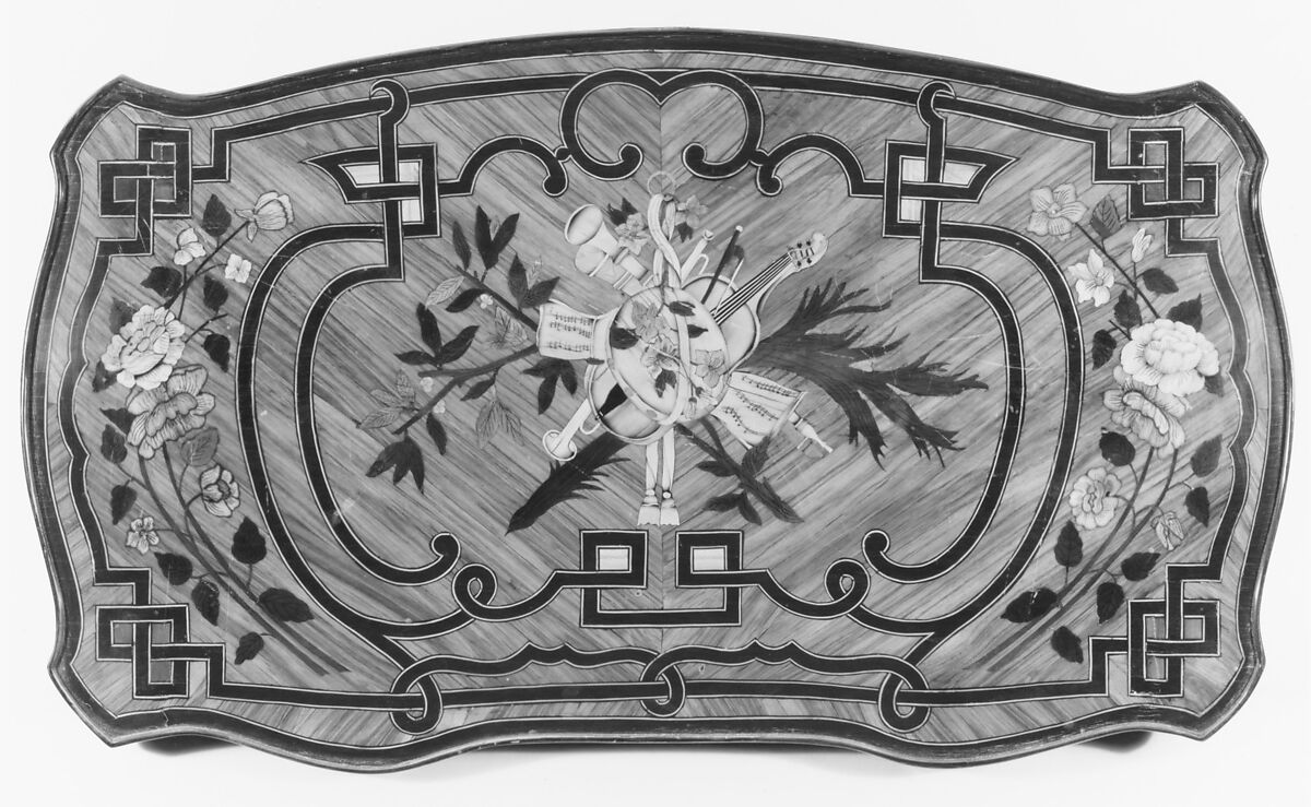 Dressing table, Léonard Boudin (French, 1735–1807, master 1761), Tulipwood and various other woods, gilt bronze, leather, French