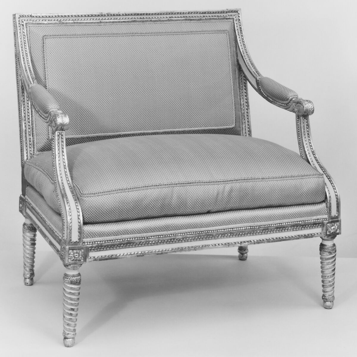 Small settee (marquise), Sulpice Brizard (ca. 1735–after 1798, master 1762), Carved and gilded beechwood, French, Paris 
