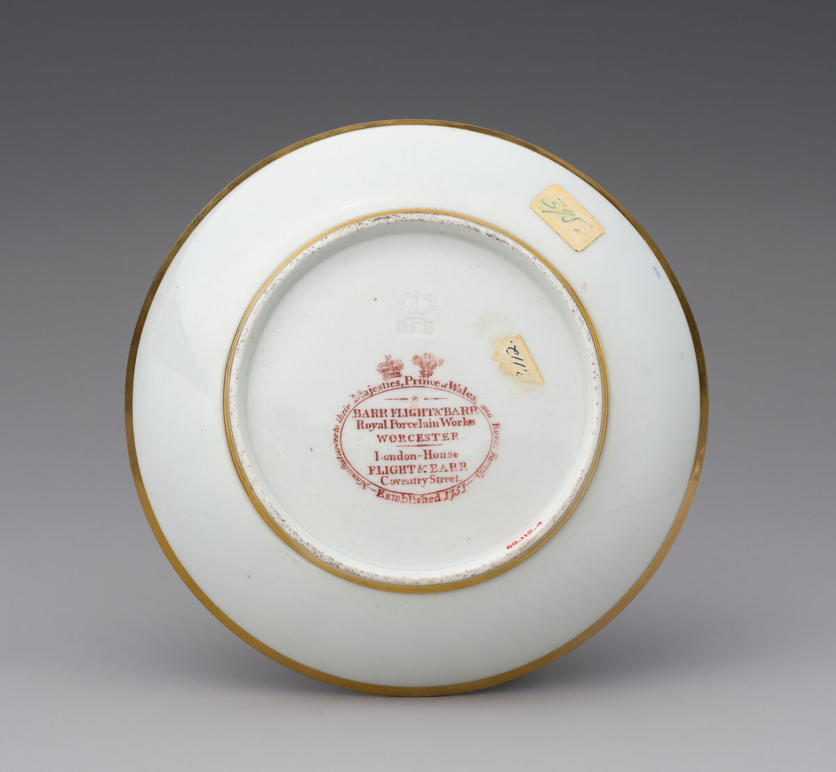 Cup and saucer, Worcester factory (British, 1751–2008), Soft-paste porcelain, British, Worcester