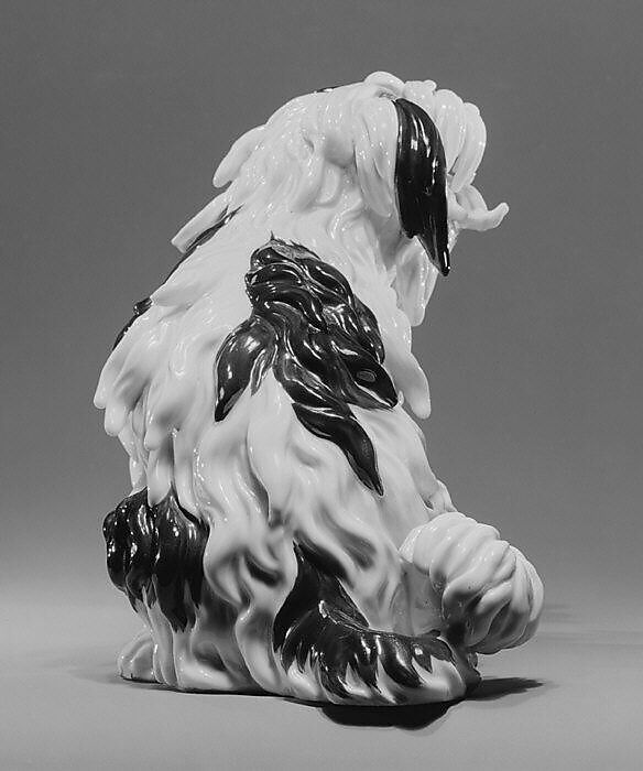 Bolognese Terrier, Popov Manufactory (1811–75), Hard-paste porcelain, Russian, Gorbunovo