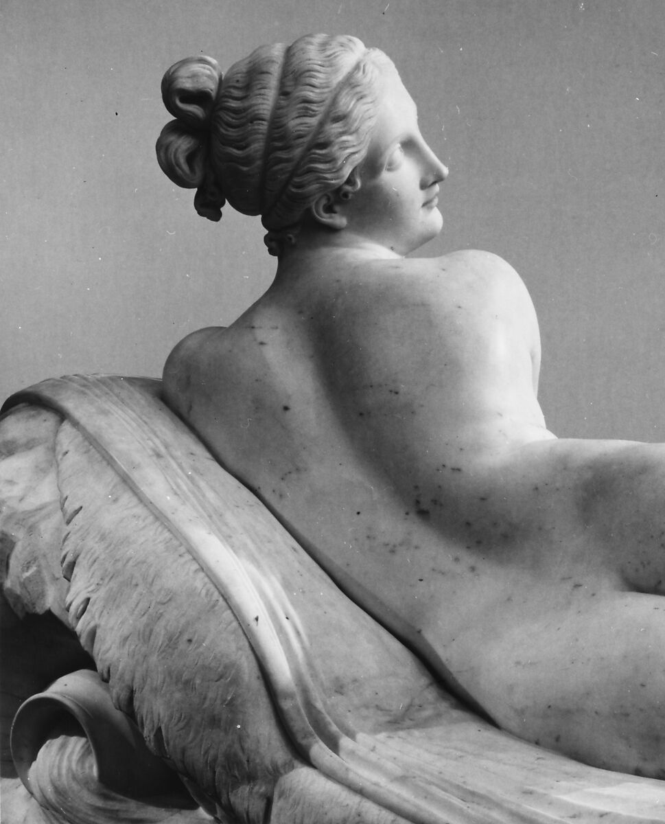 Reclining Naiad, Antonio Canova (Italian, Possagno 1757–1822 Venice)  , and his studio, Carrara marble, Italian, Rome