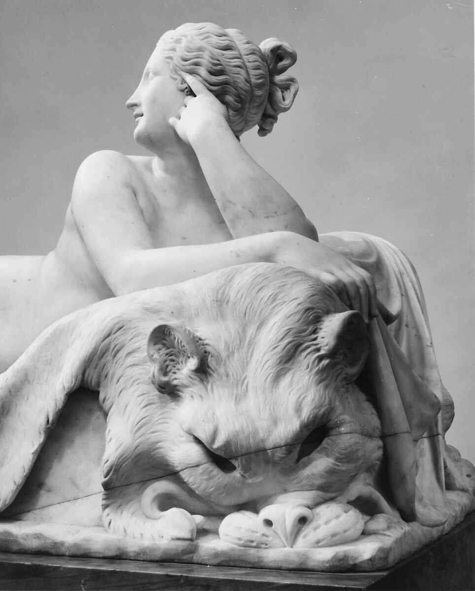 Reclining Naiad, Antonio Canova (Italian, Possagno 1757–1822 Venice)  , and his studio, Carrara marble, Italian, Rome