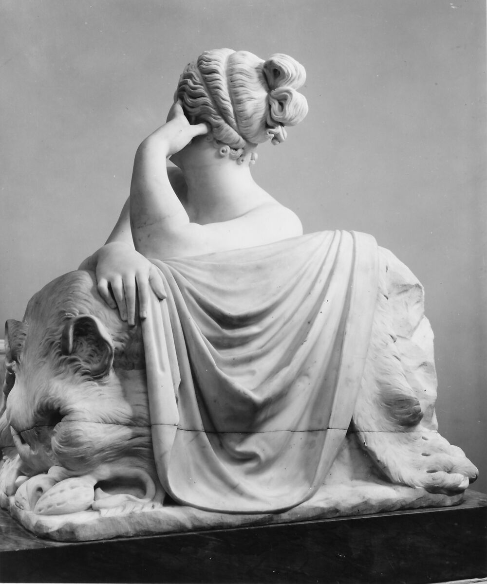 Reclining Naiad, Antonio Canova (Italian, Possagno 1757–1822 Venice)  , and his studio, Carrara marble, Italian, Rome