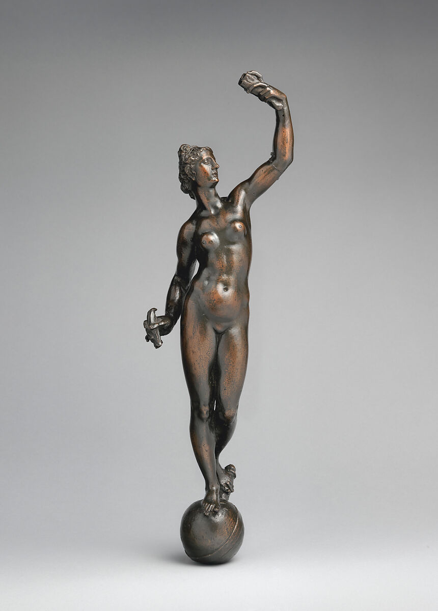 Fortuna, After a model by Giambologna (Netherlandish, Douai 1529–1608 Florence), Bronze, Italian or Northern Europe (?) 