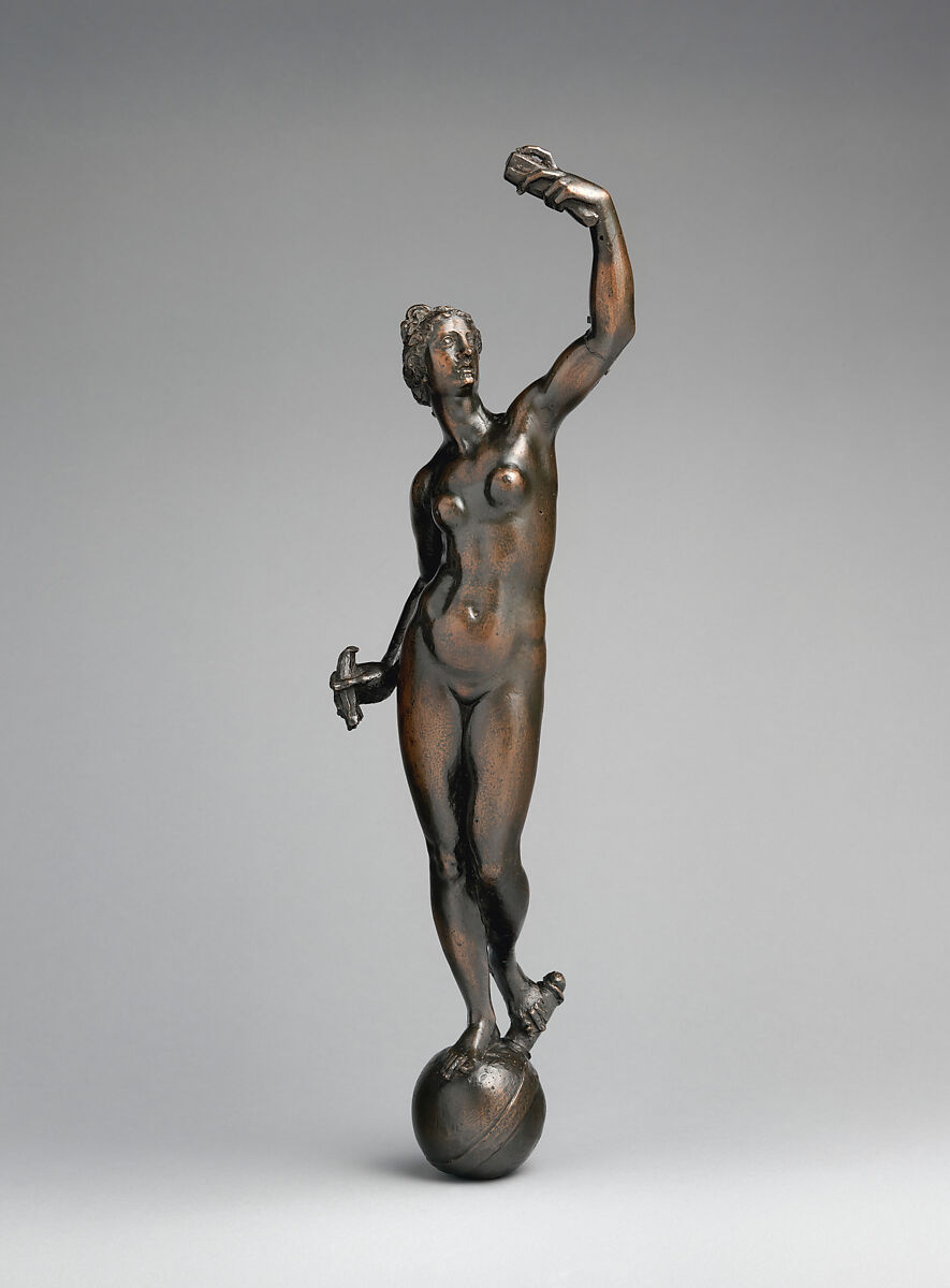 Fortuna, After a model by Giambologna (Netherlandish, Douai 1529–1608 Florence), Bronze, Italian or Northern Europe (?)