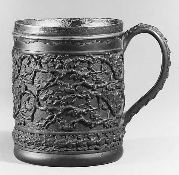Mug, Wedgwood and Co., Black basalt ware, British, Staffordshire 