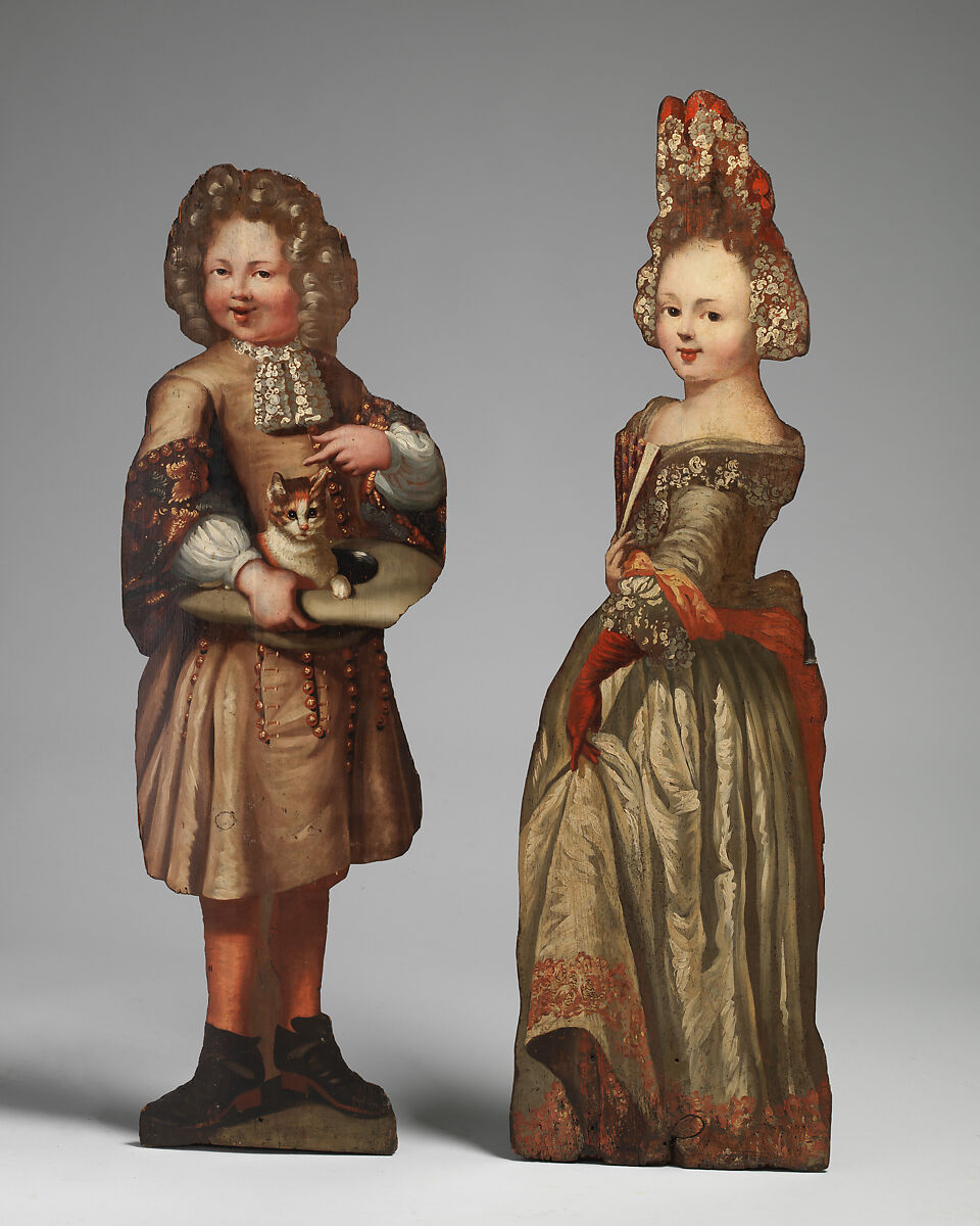 Boy dummy board, Painted on softwood, varnish, British or Dutch