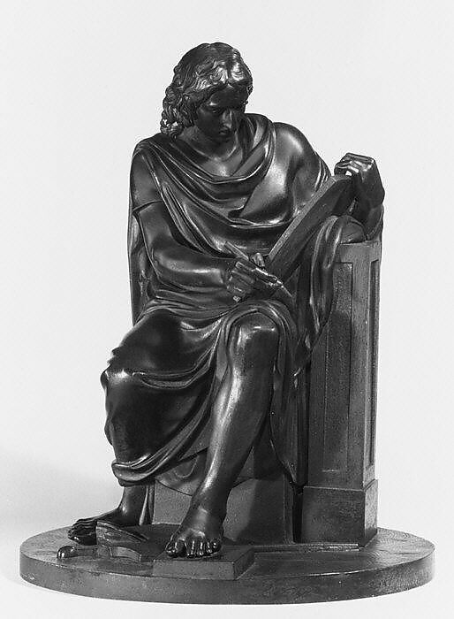Nicolas Poussin, After a model by Pierre Julien (French, St-Paulien, near Le Puy-en-Velay 1731–1804 Paris), Bronze, French 