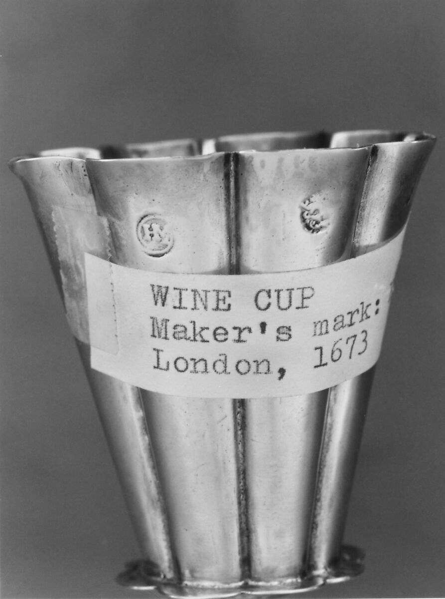 Wine cup, H. M., London, Silver, British, London