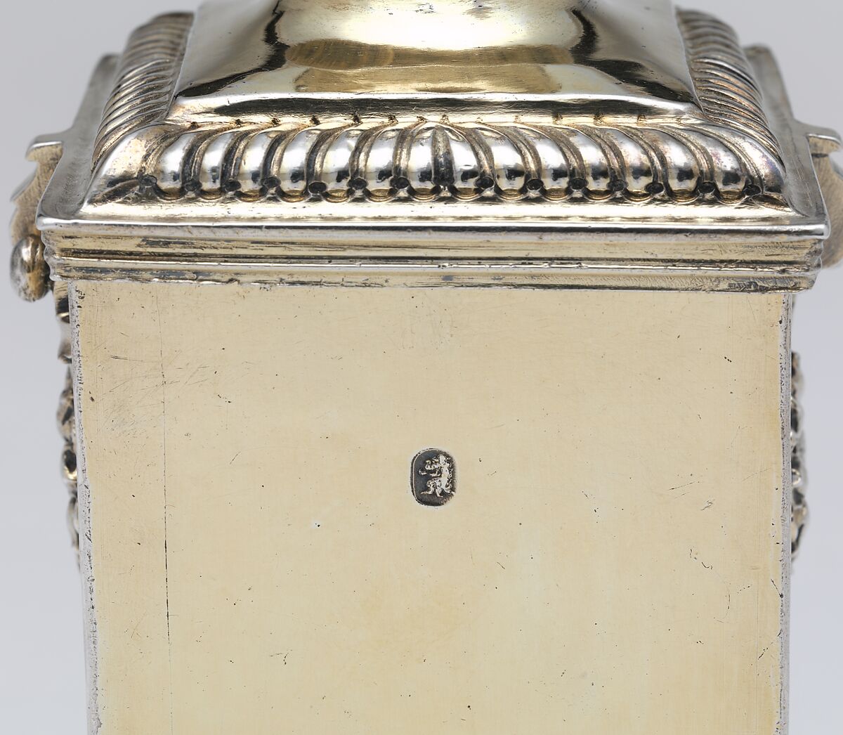 Pair of perfume bottles, John Bodington (British, active 1688–1727), Silver gilt, glass inside, British, London