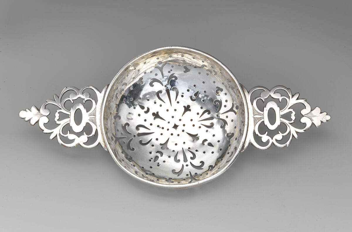 Orange strainer, Silver, British, London 
