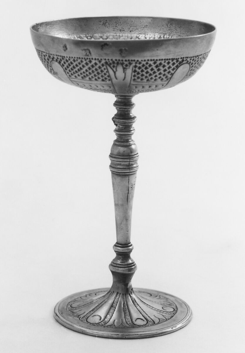 Wine cup, R. W., London (ca. 1618–1619), Silver, British, London 