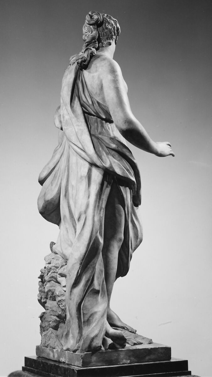 Leda and the Swan, Michel Anguier (French, Eu (Seine-Maritime) 1612–1686 Paris), Limestone (pierre de Tonnerre), French