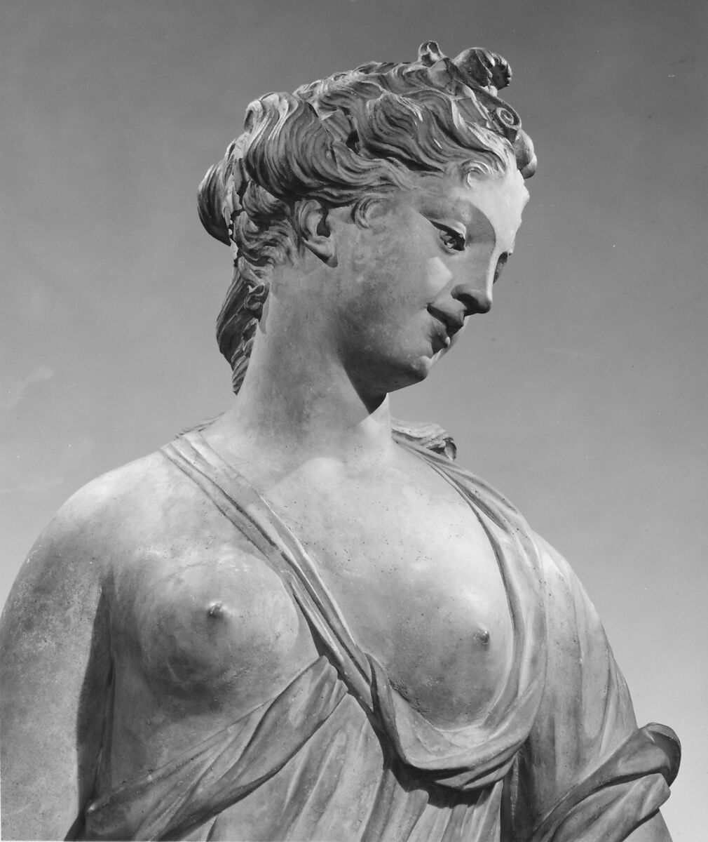 Leda and the Swan, Michel Anguier (French, Eu (Seine-Maritime) 1612–1686 Paris), Limestone (pierre de Tonnerre), French