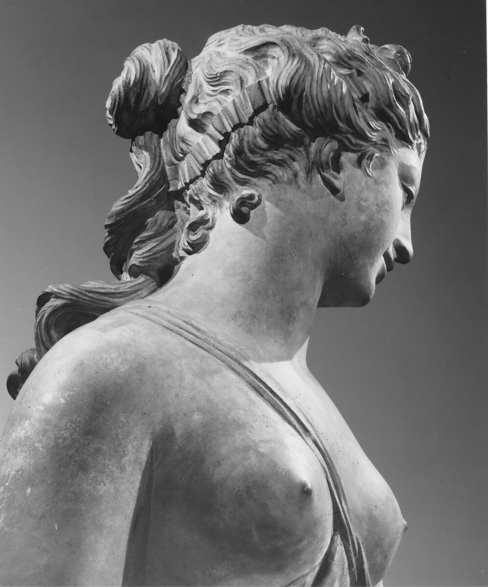 Leda and the Swan, Michel Anguier (French, Eu (Seine-Maritime) 1612–1686 Paris), Limestone (pierre de Tonnerre), French