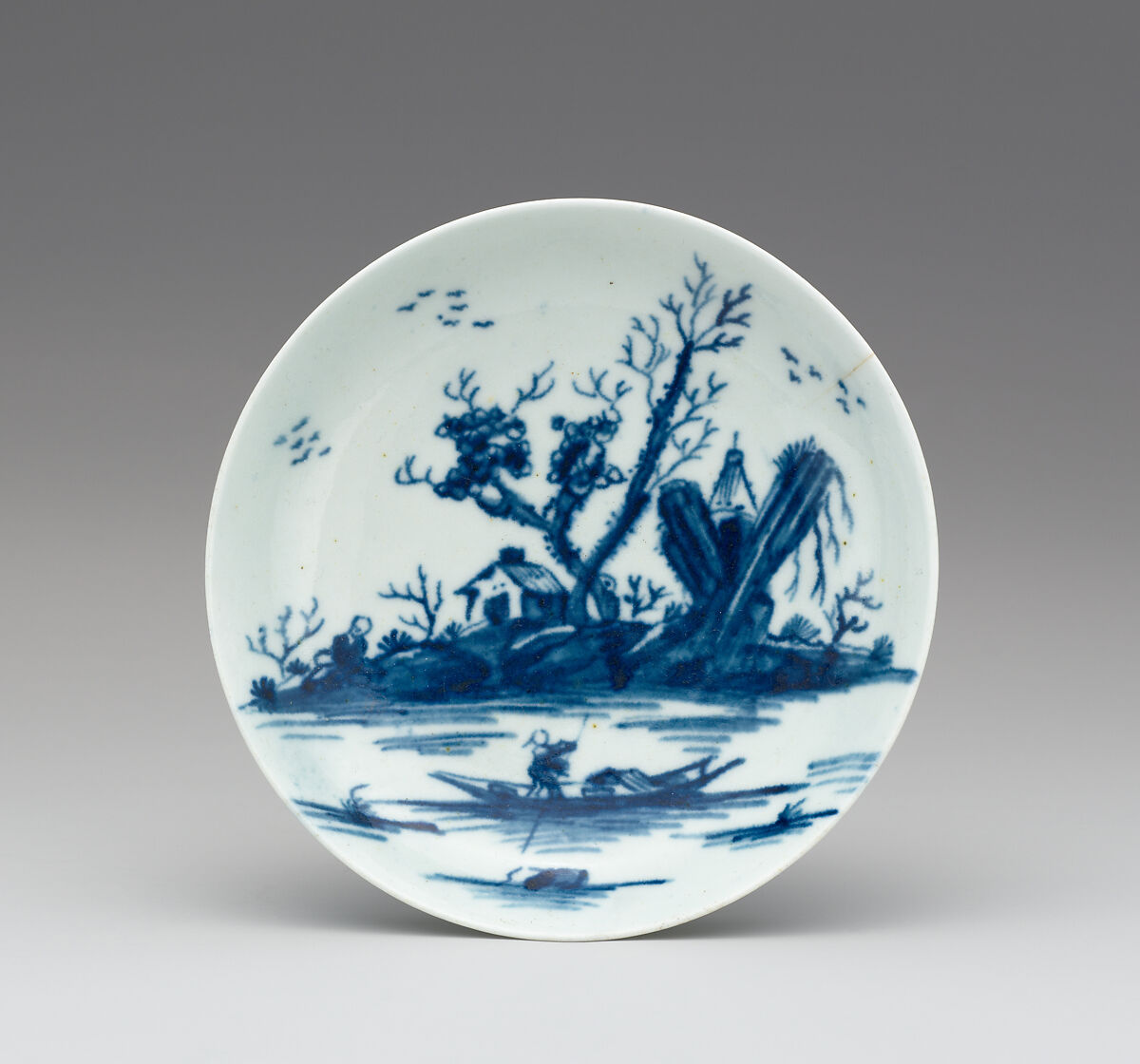Coffee cup and saucer, Worcester factory (British, 1751–2008), Soft-paste porcelain, British, Worcester